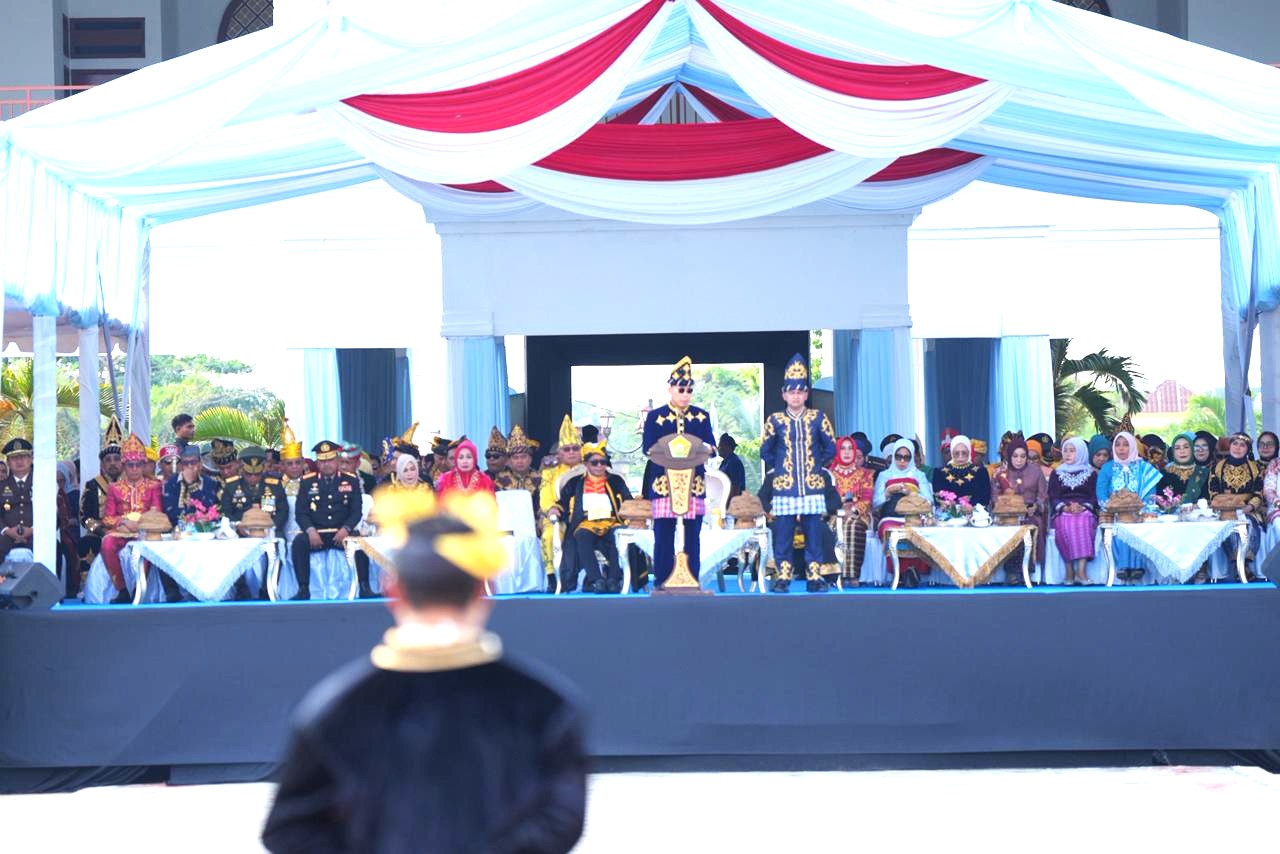 Bupati Konawe Turut Hadiri Upacara HUT ke-62 Provinsi Sulawesi Tenggara